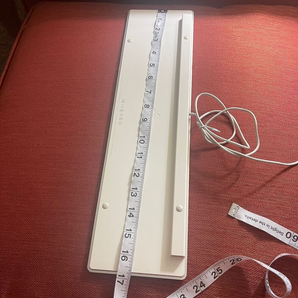 Apple USB Wired Aluminum Model A1243 Keyboard Ultra Thin keypad - Picture 9 of 10